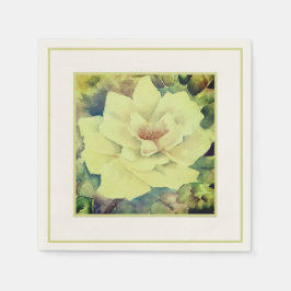 Guardanapo De Papel Rosa Floral Napkins — Sage & Ivory Gard