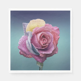 Guardanapo De Papel Rosa multicolor