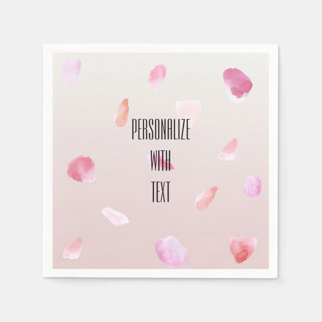 Guardanapo De Papel Rosa Petal (Frente)