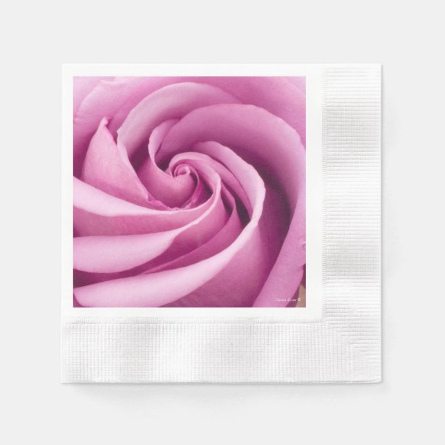 Guardanapo De Papel Rosa Rosa Rosa Cor-De-Rosa Dobrada À Perfeição - P (Frente)