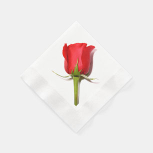 Guardanapo De Papel Rosa vermelha Napkins