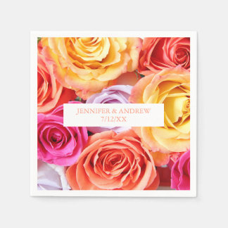 Guardanapo De Papel Rosa Wedding