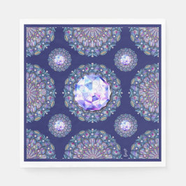 Guardanapo De Papel Rosace Azul