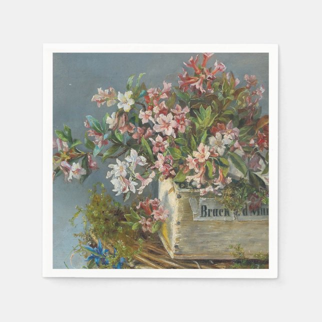 Guardanapo De Papel Rosas alpinos em uma janela - Andreas Lach (Frente)