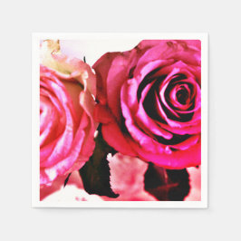 Guardanapo De Papel Rosas Bloqueadores