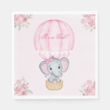 Rosas de Elefante de Bebê Balão de Ar Quente