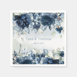 Guardanapo De Papel Rosas em cascata Coquetel Napkins