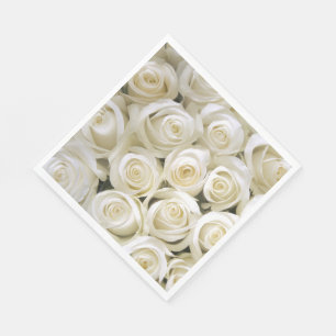 Guardanapo De Papel Rosas Guardanapo-Brancos de papel
