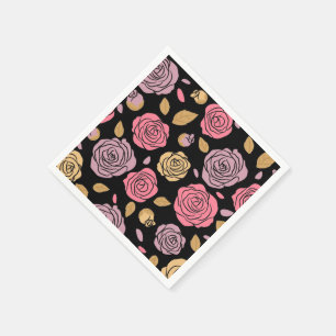 Guardanapo De Papel Rosas Guardanapo-Cor-de-rosa de papel