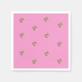 Guardanapo De Papel Rosas Rosa a Rosa