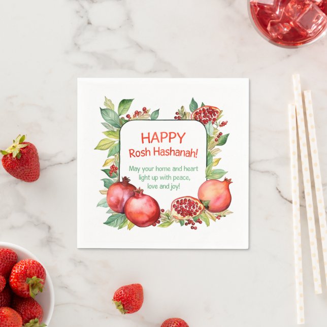 Guardanapo De Papel Rosh Hashanah (Insitu)