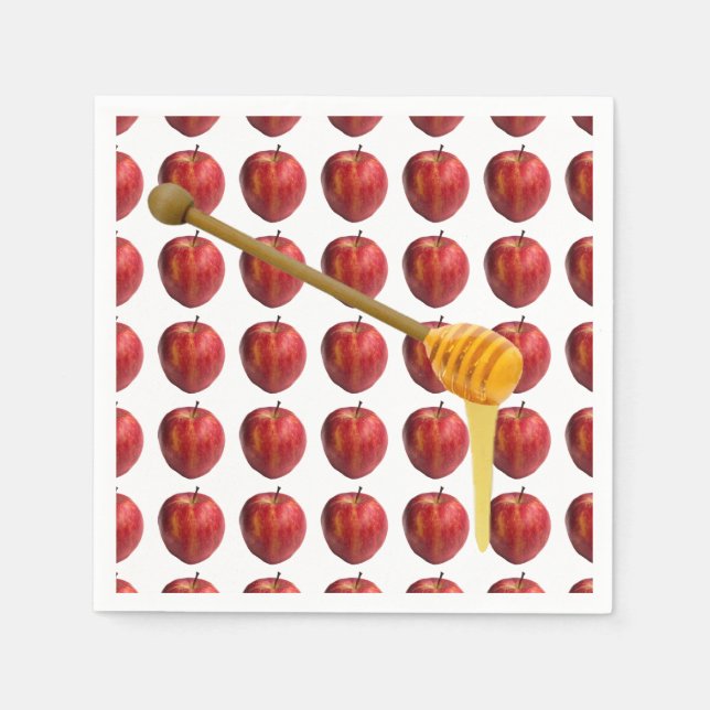 Guardanapo De Papel Rosh Hashanah Apple & Honey (Frente)