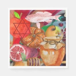 Guardanapo De Papel Rosh Hashanah Paper Napkins