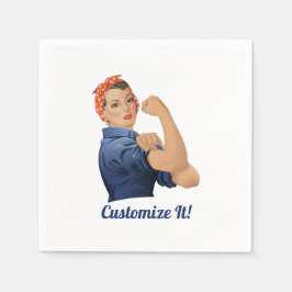 Guardanapo De Papel Rosie the Riveter