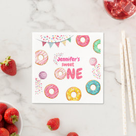 Guardanapo De Papel Rosquinha Baby Birthaday Sprinkle Napkins