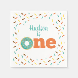 Guardanapo De Papel Rosquinha primeiro aniversario Napkins
