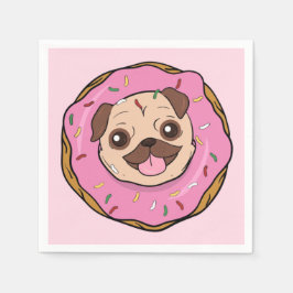 Guardanapo De Papel Rosquinha Pug