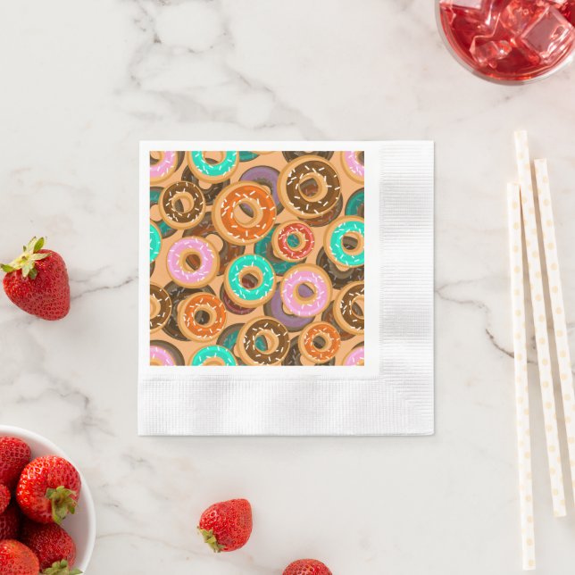 Guardanapo De Papel Rosquinhas com padrão Sprinkles (Insitu)