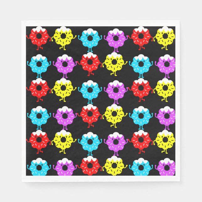 Guardanapo De Papel Rosquinhas Doughnut (Frente)
