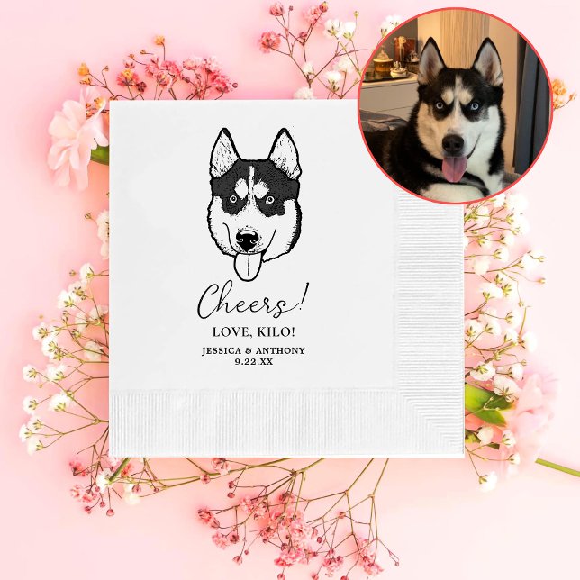 Guardanapo De Papel Rouco Sibir Cachorro Personalizado Cachorros Napki (Criador carregado)