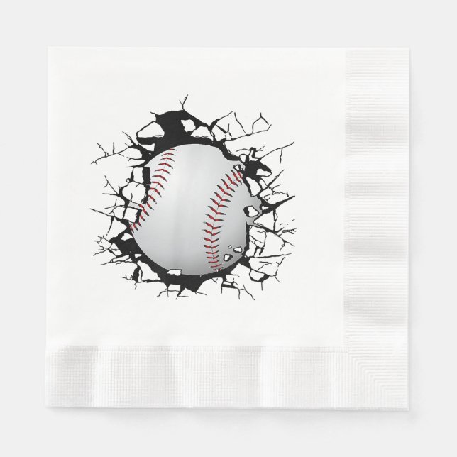 Guardanapo De Papel Roupa de beisebol - Baseball (Frente)