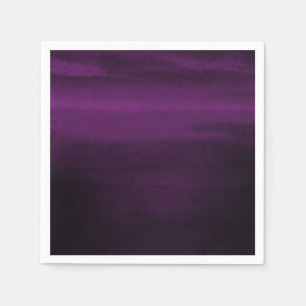 Guardanapo De Papel Roxa Ameixa Roxa Moderno Aquarela Chique Elegante