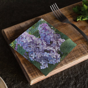 Guardanapo De Papel Roxo Lilac Blooms Floral