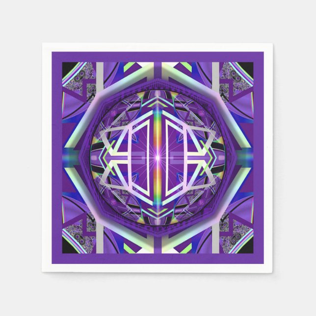 Guardanapo De Papel Roxo W3 (Frente)