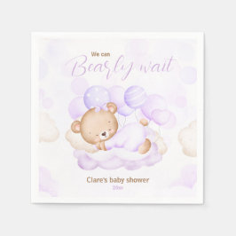 Guardanapo De Papel Roxos Podemos Ampliar Chás de fraldas Napkins