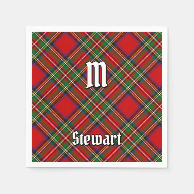 Guardanapo De Papel Royal Stewart Tartan (Frente)