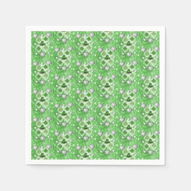 Guardanapo De Papel Rua, papel de dia de Patrick Napkins (Frente)