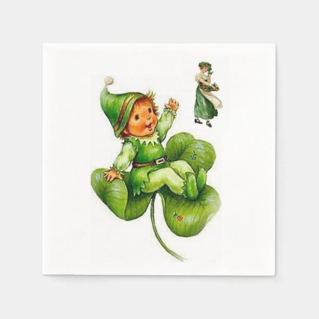 Guardanapo De Papel Rua, papel de dia de Patrick Napkins (Frente)
