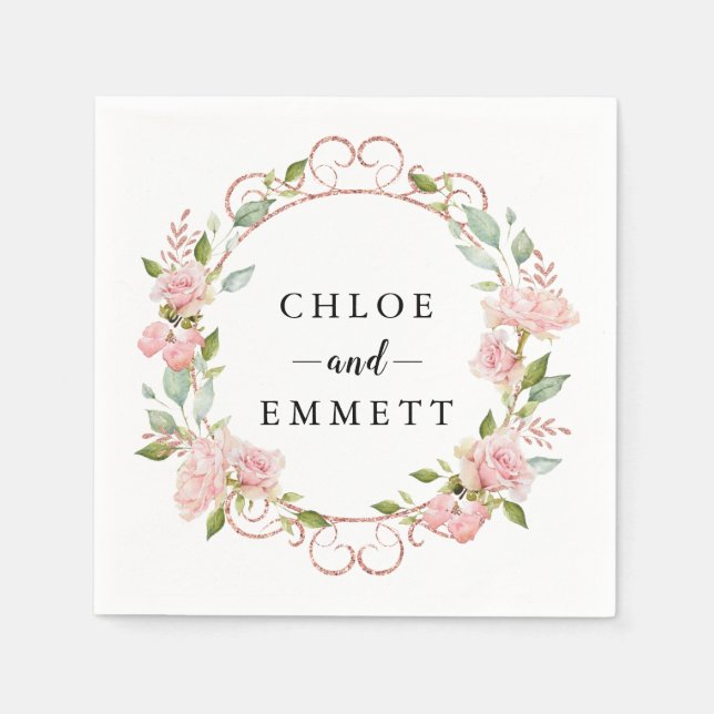 Guardanapo De Papel Rua Rosa Rosa, Rosa, Esbranquiçada russa (Frente)