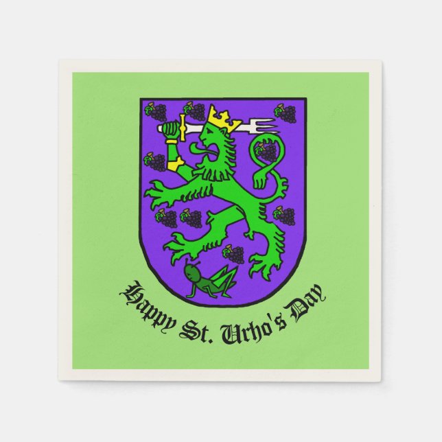 Guardanapo De Papel Rua. Urho Crest Party Napkins (Frente)