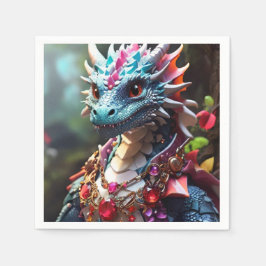 Guardanapo De Papel Ruby Dragon