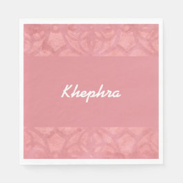 Guardanapo De Papel Ruddy Pink Batik Name
