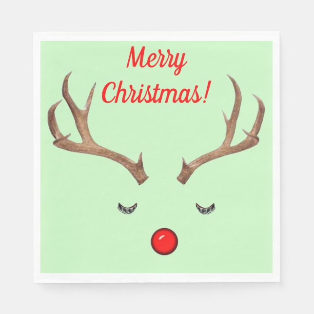 Guardanapo De Papel Rudolph Napkins (Frente)