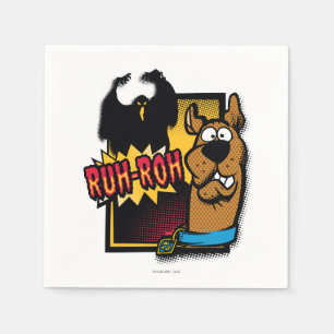 Guardanapo De Papel Ruh-Roh Scooby-Doo e um fantasma