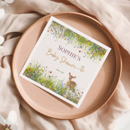 Guardanapo De Papel Russo Vedante de Flor Selvagem Chá de fraldas de P