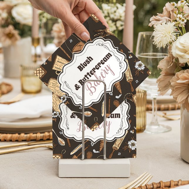 Guardanapo De Papel Rustic Baking Business (Criador carregado)