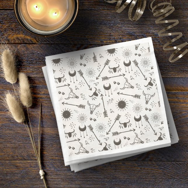 Guardanapo De Papel Rustic Boho Pattern ID1109 (Criador carregado)