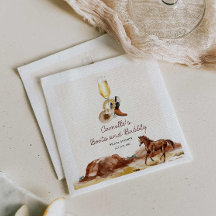 Rustic Boots and Bubble Country Chá de panela