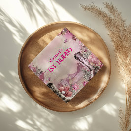 Guardanapo De Papel Rustic Cowboy Rodeo 1st Birthday Design