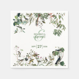 Guardanapo De Papel Rustic Eucalyptus Deixa Vintage Greenery Casamento