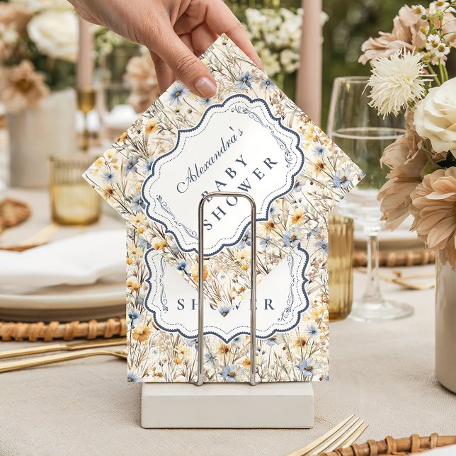 Guardanapo De Papel Rustic Golden Field Baby Shower (Criador carregado)