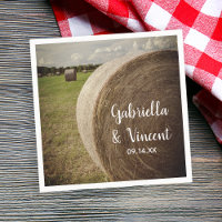 Rustic Hay Bales Ranch Wedding