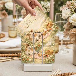 Guardanapo De Papel Rustic Highland Cow Baby Shower