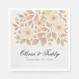 Guardanapo De Papel Rustic Romance Wedding Napkins