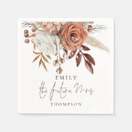 Guardanapo De Papel Rustic Terracotta Florals O Futuro Sra.