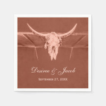 Rustic Terracotta Western Cow